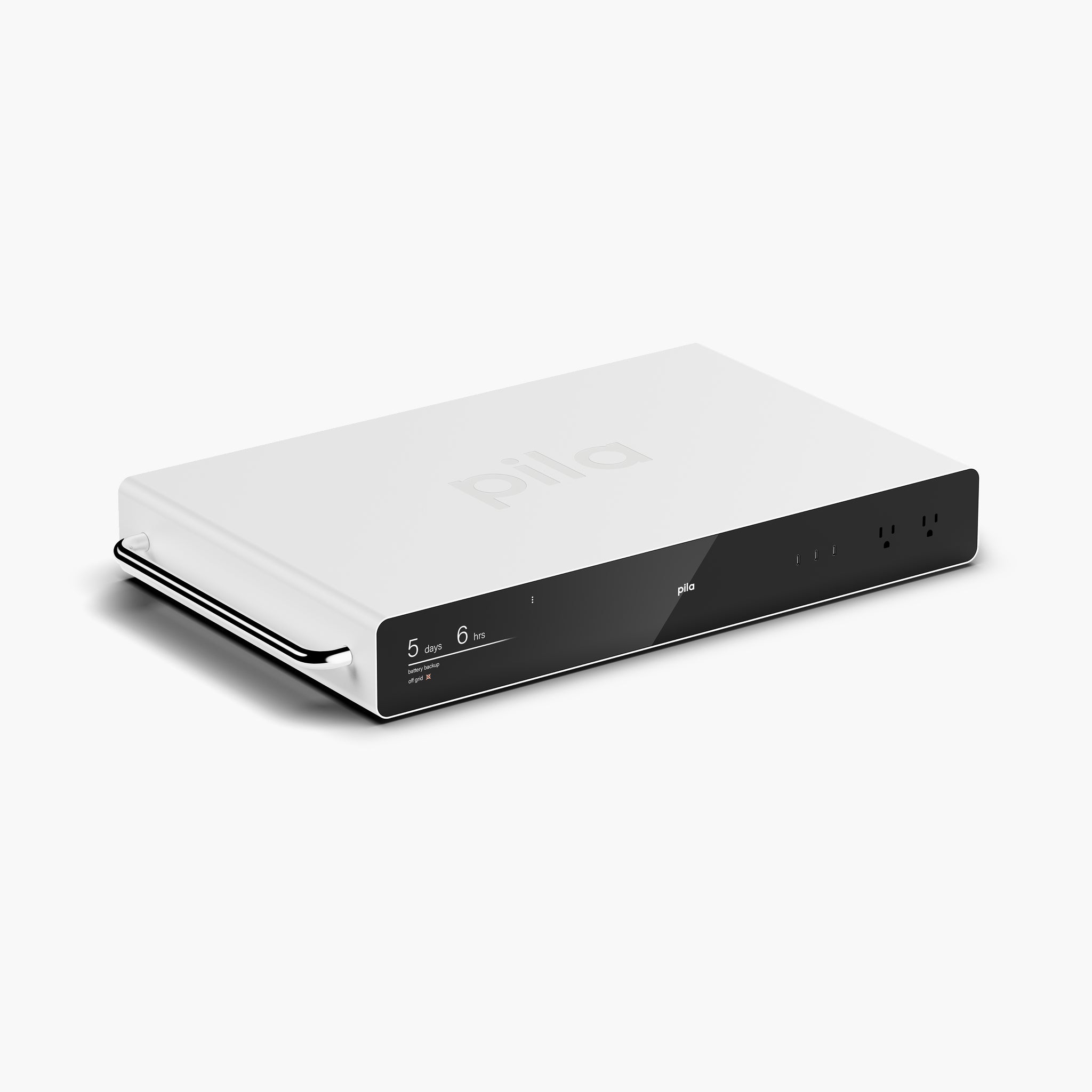 Pila Mesh Home Battery - sleek plug-in 1.6 kWh home backup battery with touchscreen